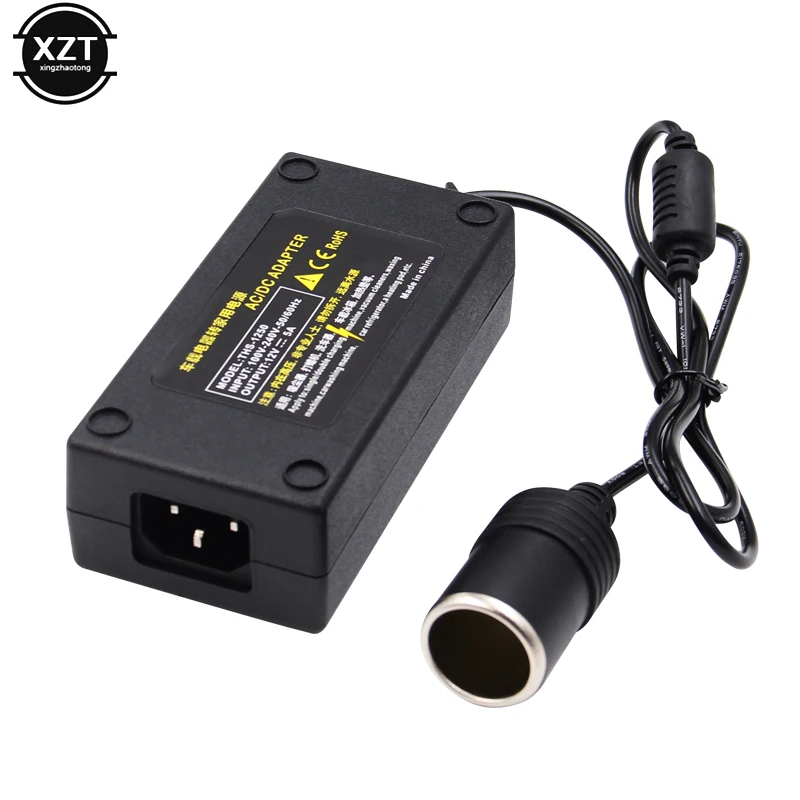 Novel Car Vacuum Cleaner Refrigerator Adapter Cigarette Lighter 60W Auto Charger Socket Converter Power Transformer 110-240V 1