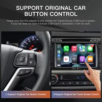 AUTOABC 2025 Carplay sans fil pour Toyota Auris C-HR 2014-2018 avec fonctions AirPlay de lien miroir automatique Android 5