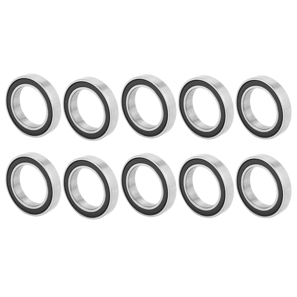 10pcs 6803-2RS Rubber Sealed Deep groove Ball Bearings 17mm*26mm*5mm