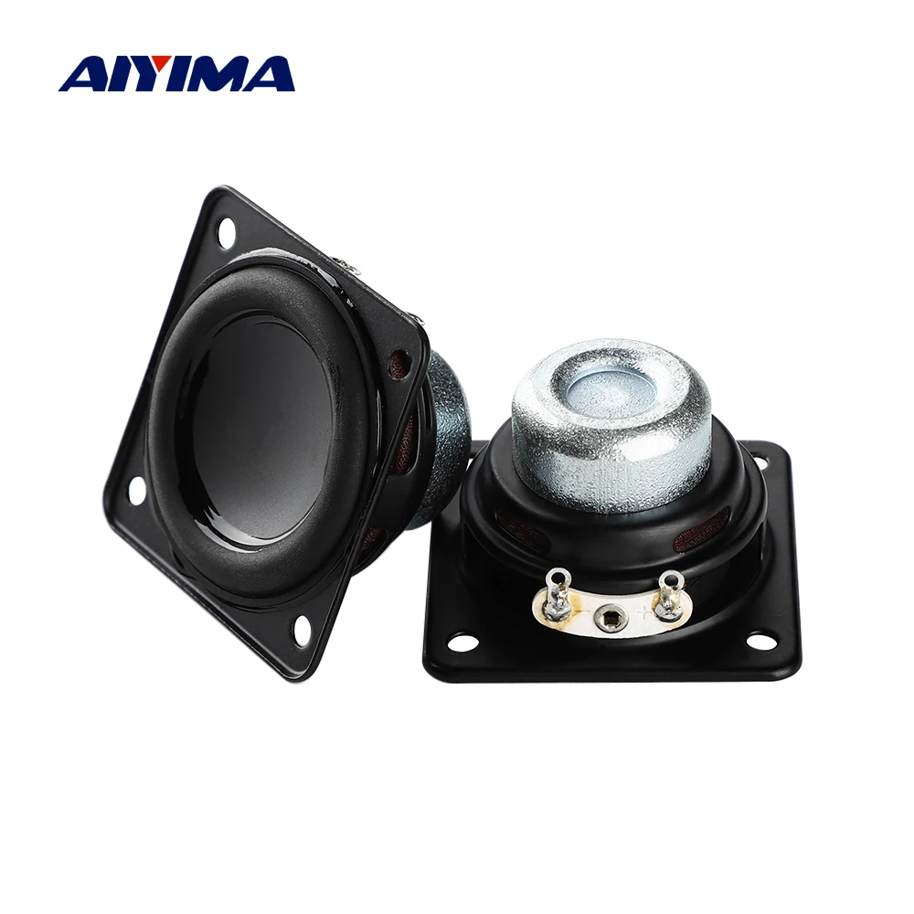 AIYIMA 2Pcs 4 Ohm 5W Full Range Audio Speaker Unit 45mm Hifi Stereo Neodymium Waterproof DIY Bluetooth Home Amplifier Speakers Audio Speaker Hifi Speaker