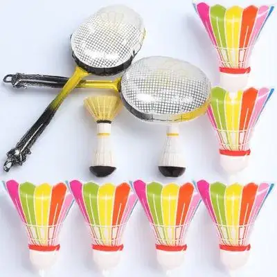 Set of 8 Durable Inflatable Badminton-Themed Party Balloons
