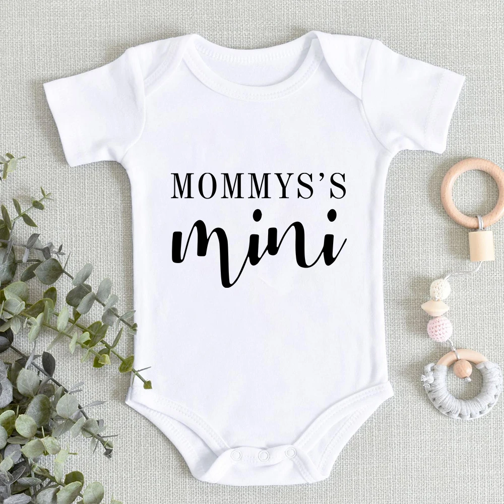 I LOVE MOM & DAD Baby Boy Girls Clothes High Quality Comfy Soft Newborn Baby Stuff Cotton Summer Infant Bodysuits & One-pieces