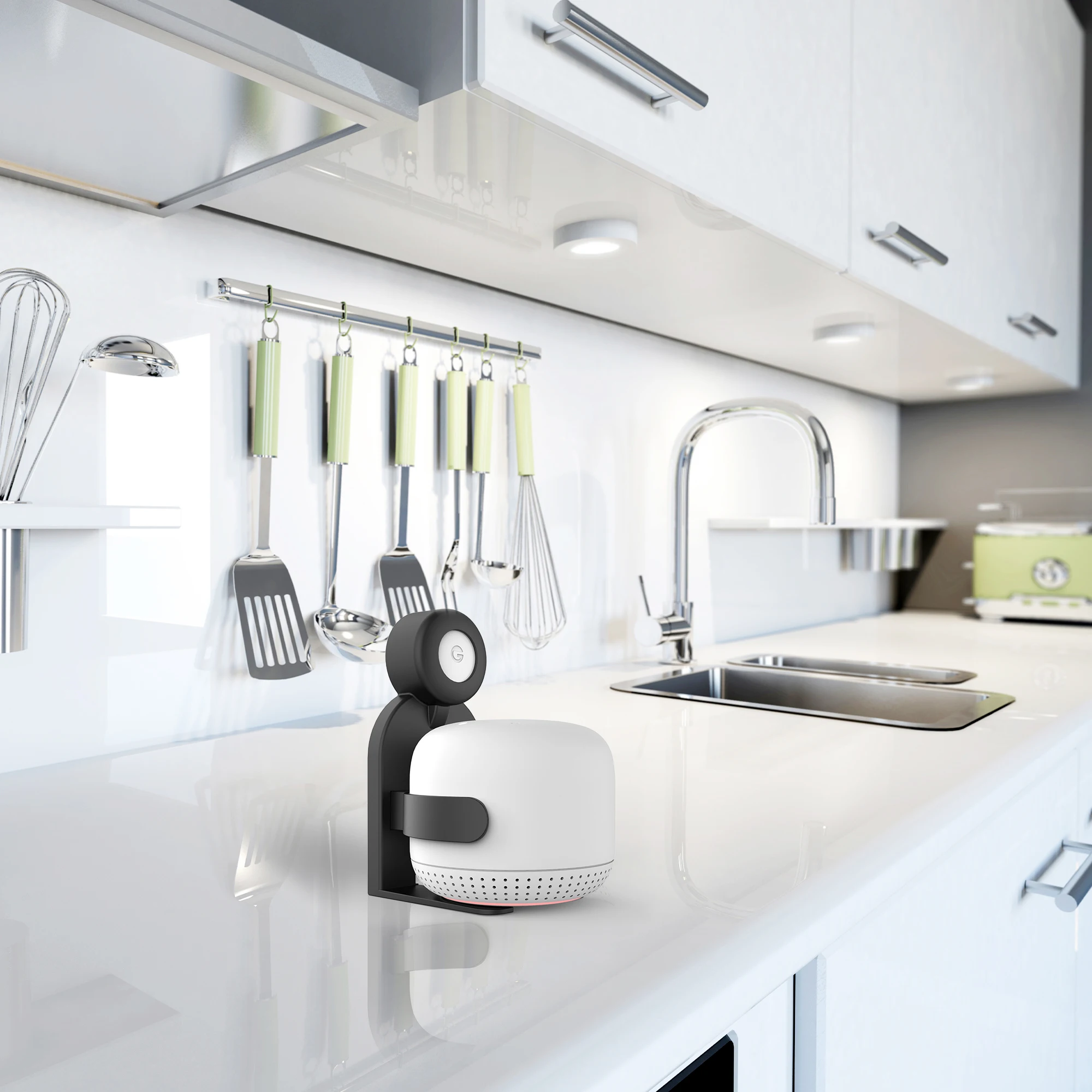 Soporte De Pared Para Google Mesh WiFi - Organiza Tu Router Sin Cables Visibles