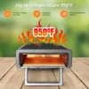 Pizza Oven, 12" Pizza Oven Outdoor with Gas Powered Propane and Portable Maker Accessories for Backyard Camping Outside 4