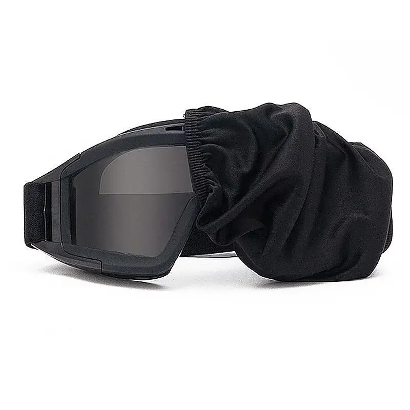 Tactical Goggles Airsoft Tactical Goggles Windproof Dustproof Military Goggles Shooting Motocross Mountaineering Glasses CS Safe Protection