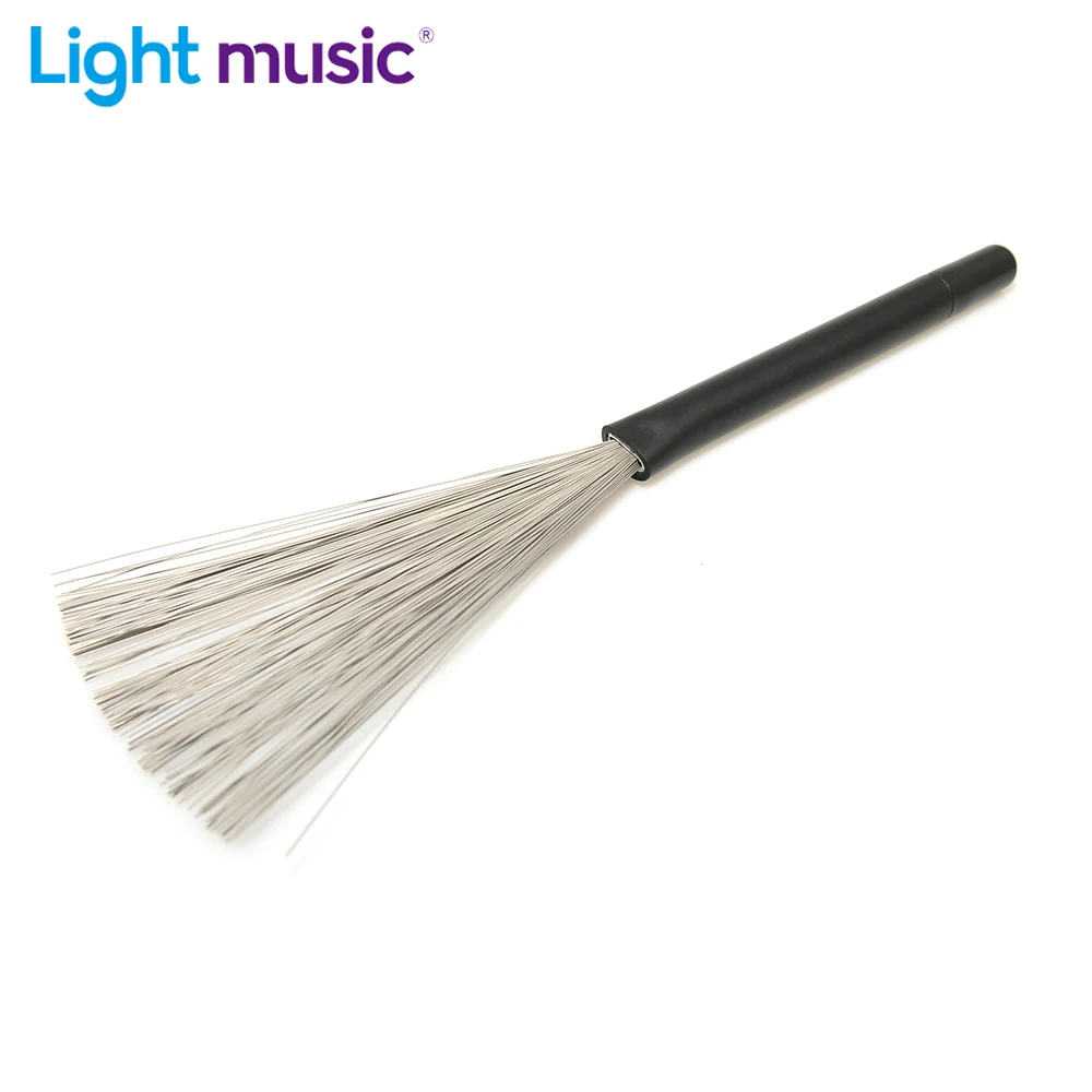 1 Pair/2Pcs Jazz Drum Brushes Retractable Drum Sticks Percussion