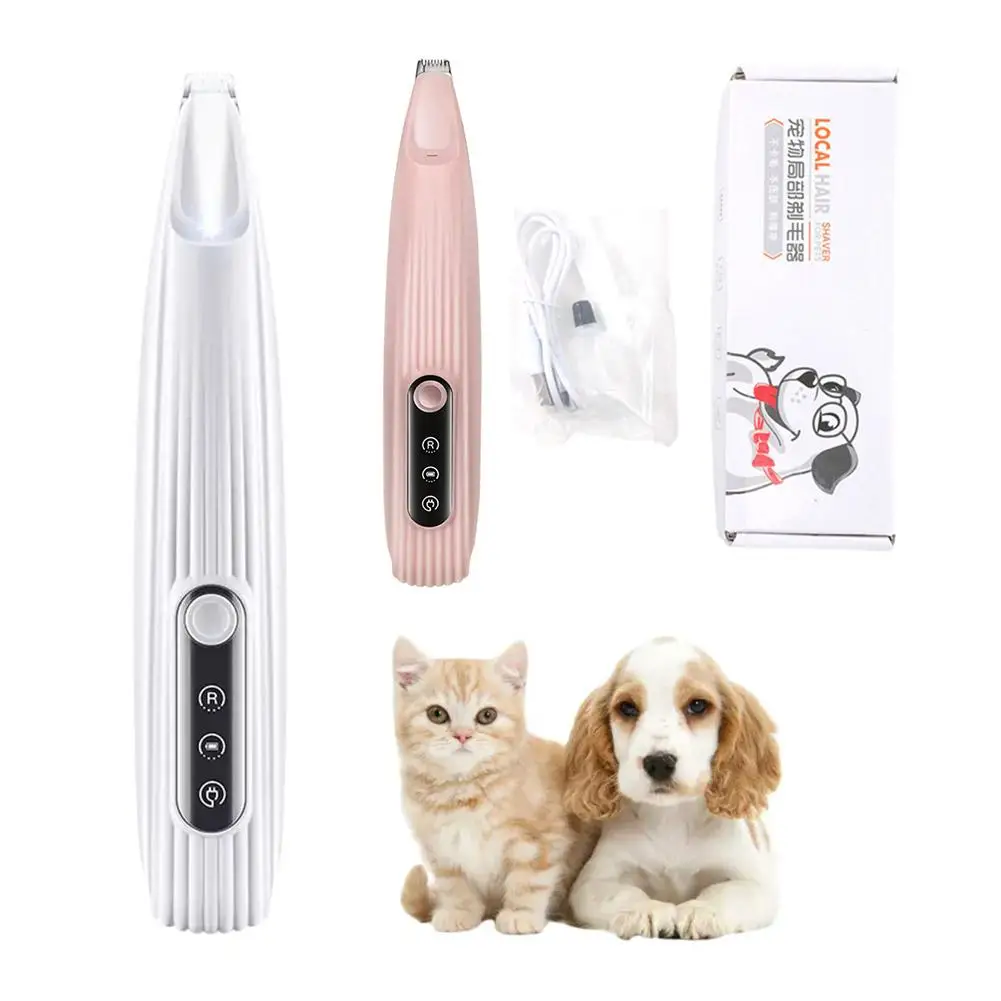 Pet Clipper Dog Hair Trimmer Pet Hair Trimmer Dog Clipper New Electric Dog Cat Hair Clippers Ear Eyes Paw Hair Cutter Trimmer USB Charging Pet Trimmer Pet Grooming Supplies