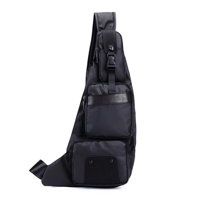 

Водонепроницаемая нейлоновая нагрудная сумка-мессенджер, рюкзак для мужчин, модная Военная слинг через плечо в стиле Полумесяца