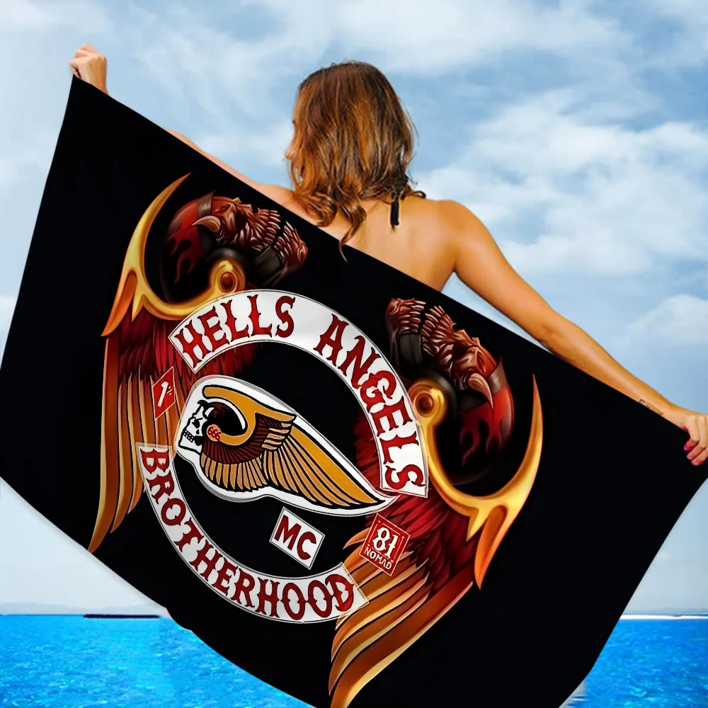 Hell Angels Cartoon Beach Towel Cute Kawaii Room Decor Bath Girls Children Hand Towels For Bathroom Shower 5