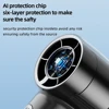 NEW Portable 3 Speeds Adjustable 150000RPM high speed fans Super Powerful Air duster rechargeable Mini Usb handheld Turbo fan 4