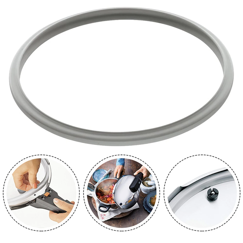 High Quality Practical Rubber Gasket Pressure Cooker Replacement Sealing Gasket Ring Clear Silicone Easy Clean