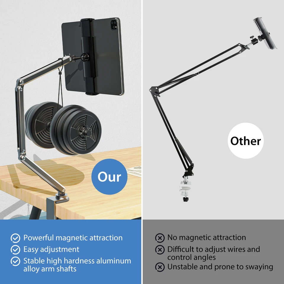 KUXIU タブレット アーム Amazon.co.jp: KU XIU マグネット式iPad Pro 12.9スタンド