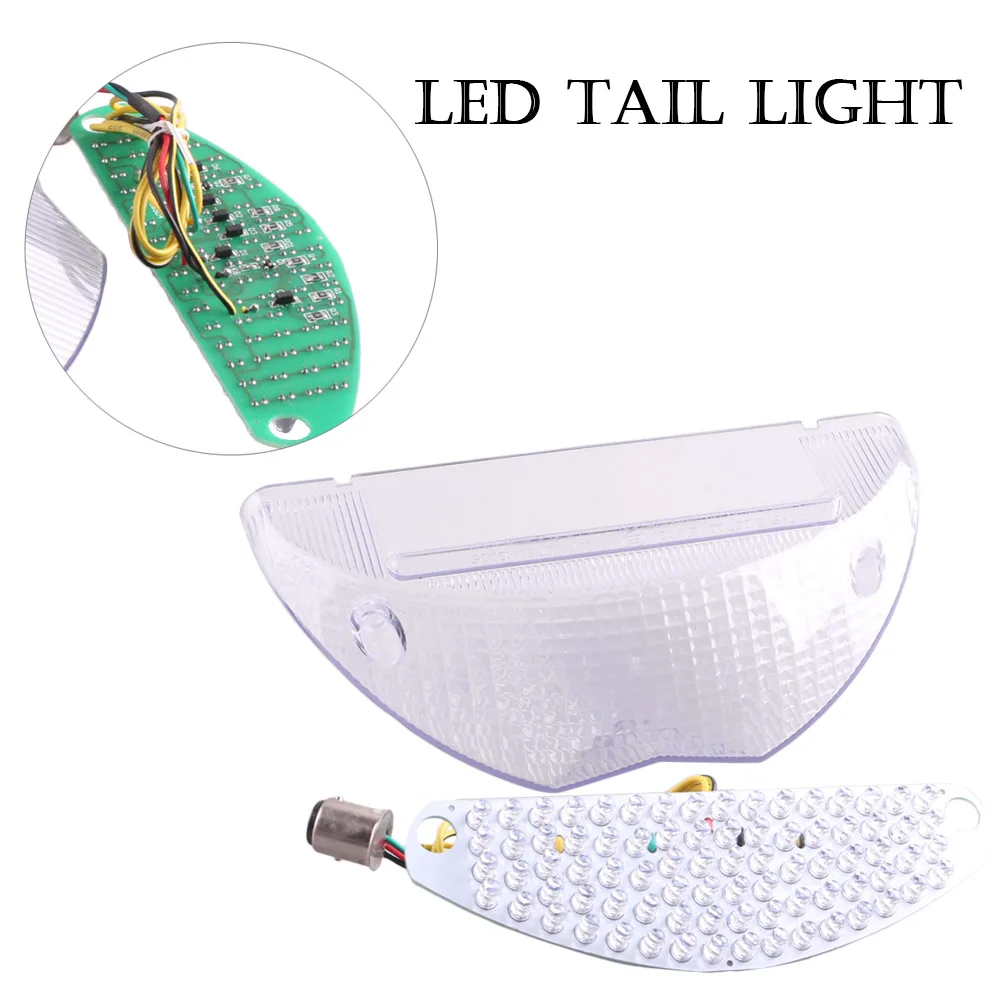 

Motorcycle LED Rear Tail Light Brake Turn Signals Lamp Integrated Blinker For BMW F1200GS 2004-2007 F650GS 2005-2009