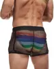 AIMPACT Mens Mesh Shorts Lounge Underwear Boxer Shorts Cover up 6