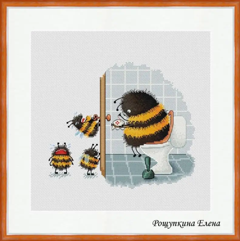 Busy Mom-Embroidery 2-31-28 16CT 14CT 18CT DIY Cross Stitch Sets Chinese Cross-stitch Kits Embroidery Needlework cross stitch kit