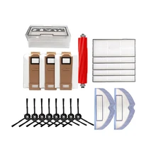 

For Roborock S7 T7S Plus Vacuum Cleaner Spare Parts Main Brush Side Brush Mop Cloth Hepa Filter Dust Bag Mop Bag Cover