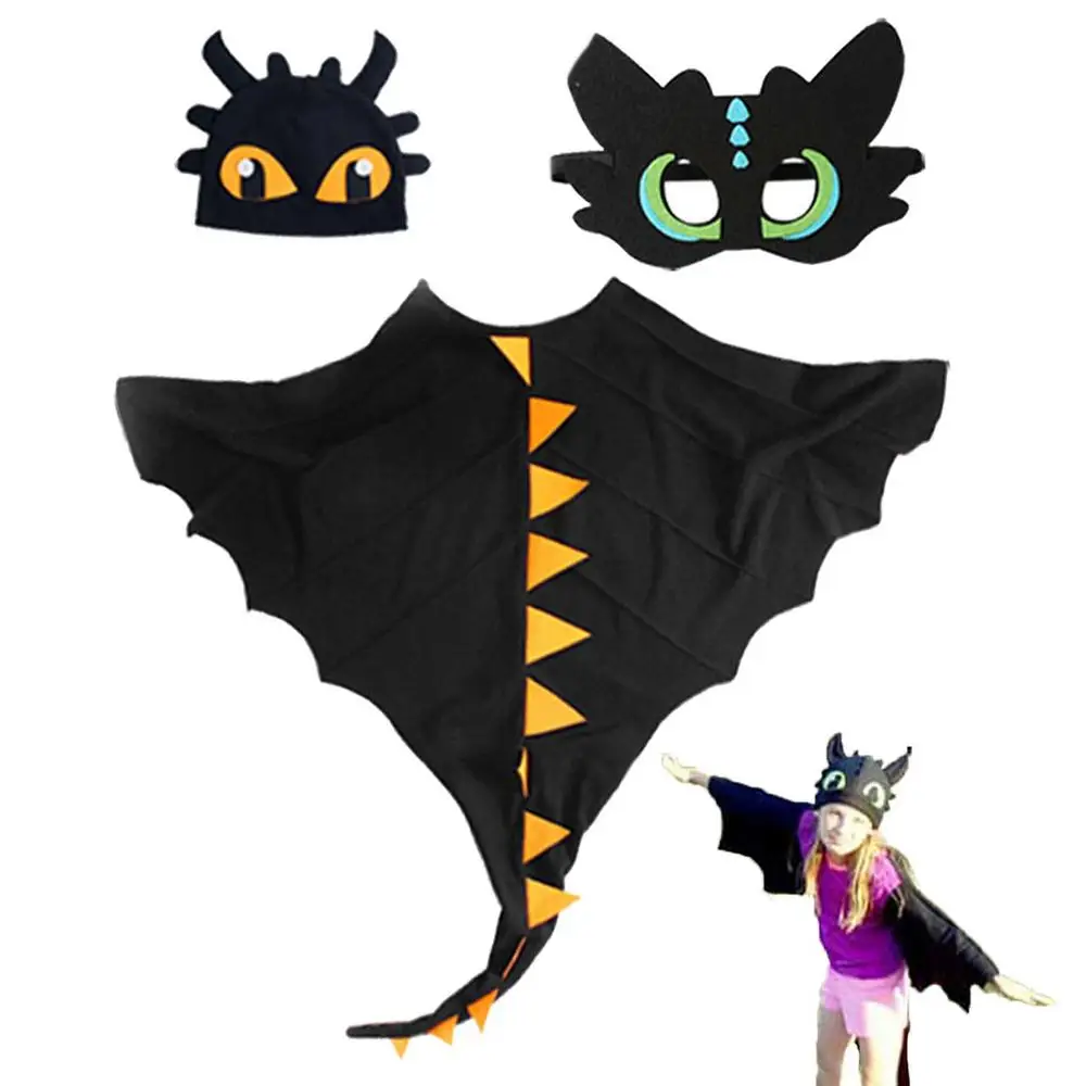Dragon Costume Kids Dinosaur Costume For Kids Dragon Costume Set Cloak Hat Face Cover For Halloween Dinosaur Dress-up Pretend 25 Dragon Costume Kids Dinosaur Costume For Kids Dragon Costume Set Cloak Hat Face Cover For Halloween Dinosaur Dress-up Pretend