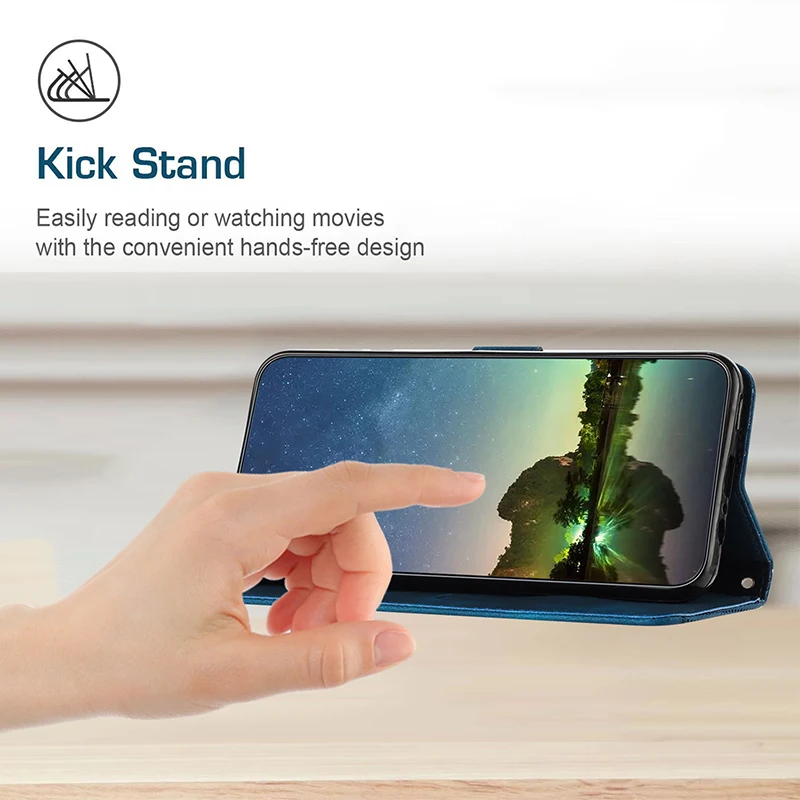 Magnetic Flip Wallet Phone Case Cover
