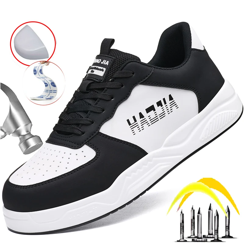 insulation 6KV work safety shoes men lightweight sneakers plastic toe without metal anti-smash puncture proof safety boots man