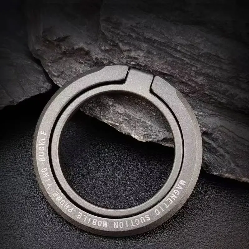 Soporte Magnético para Teléfono con Anillo y Base - Extraíble 360° °   Soporte Giratorio Antideslizante para iPhone MagSafe, Samsung, Xiaomi