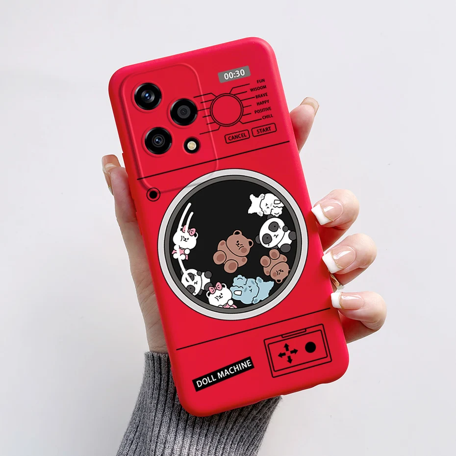 Cute Bear Cartoon Frog TPU Soft Silicone Phone Case Cover