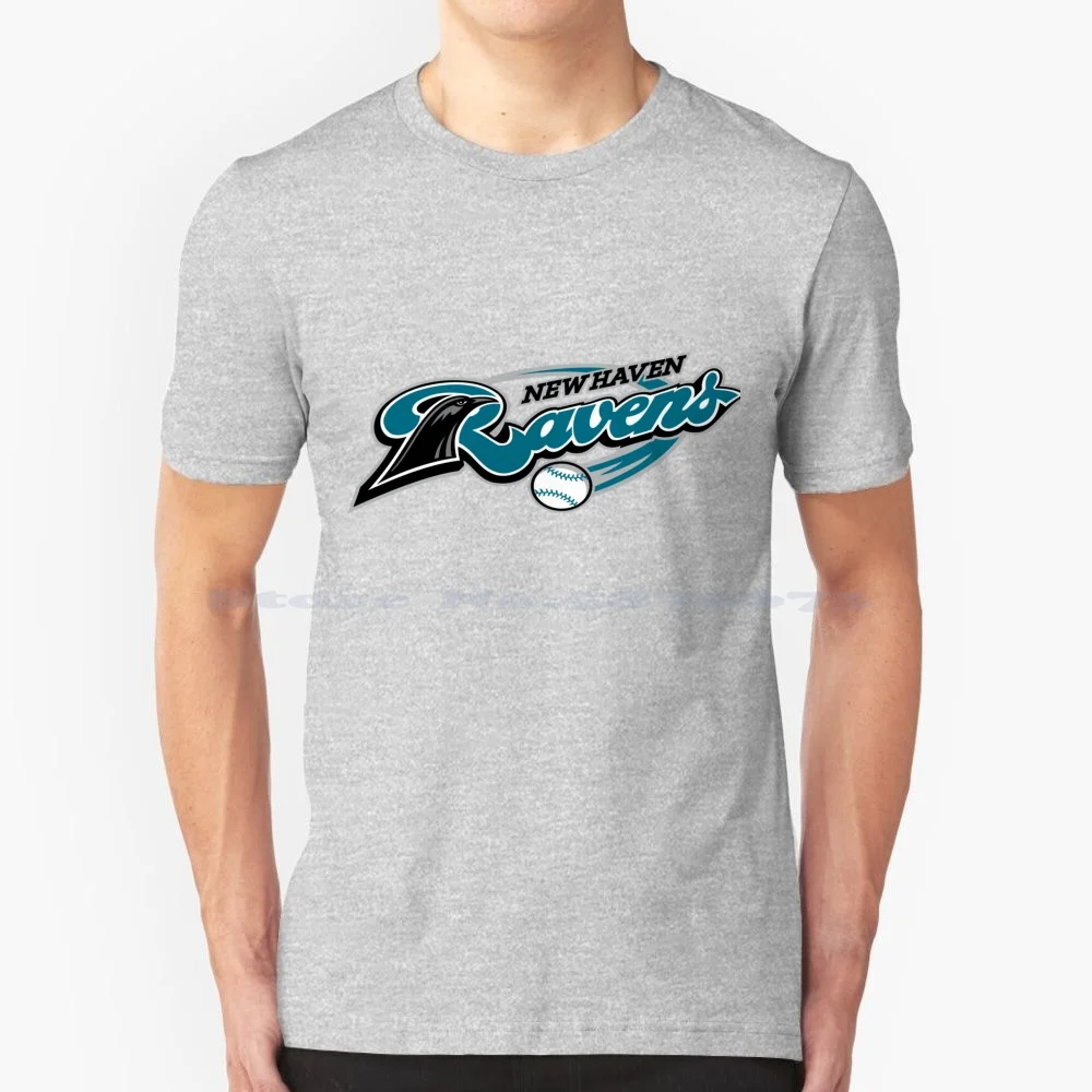 New Paradise Ravens Baseball Logo T Shirt 100% Cotone Tee New Paradise Ravens Baseball Minor League Sports Bat