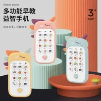 Baby Telephone Music Toy Sound Machine Kids Infant Early Educational Mobile Phone Gift English language 2