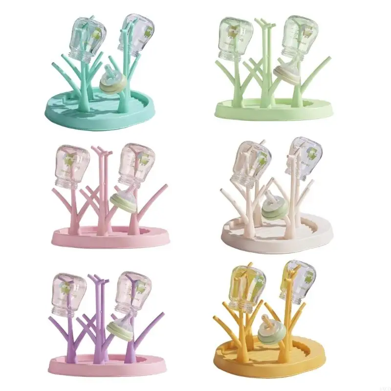 1XCD Babies Bottle Dryer Rack Babies Bottle Drying Rack Cleaning Drying Safe Feeding