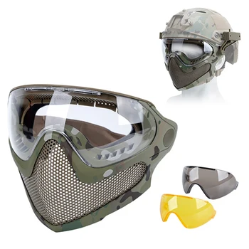 Tactical Full Face Steel Mesh Mask 1