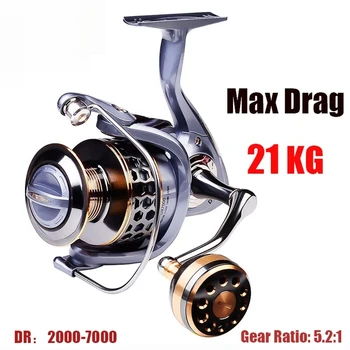 ZWICKE High Quality Max Drag 21KG Spool Fishing Reel 1