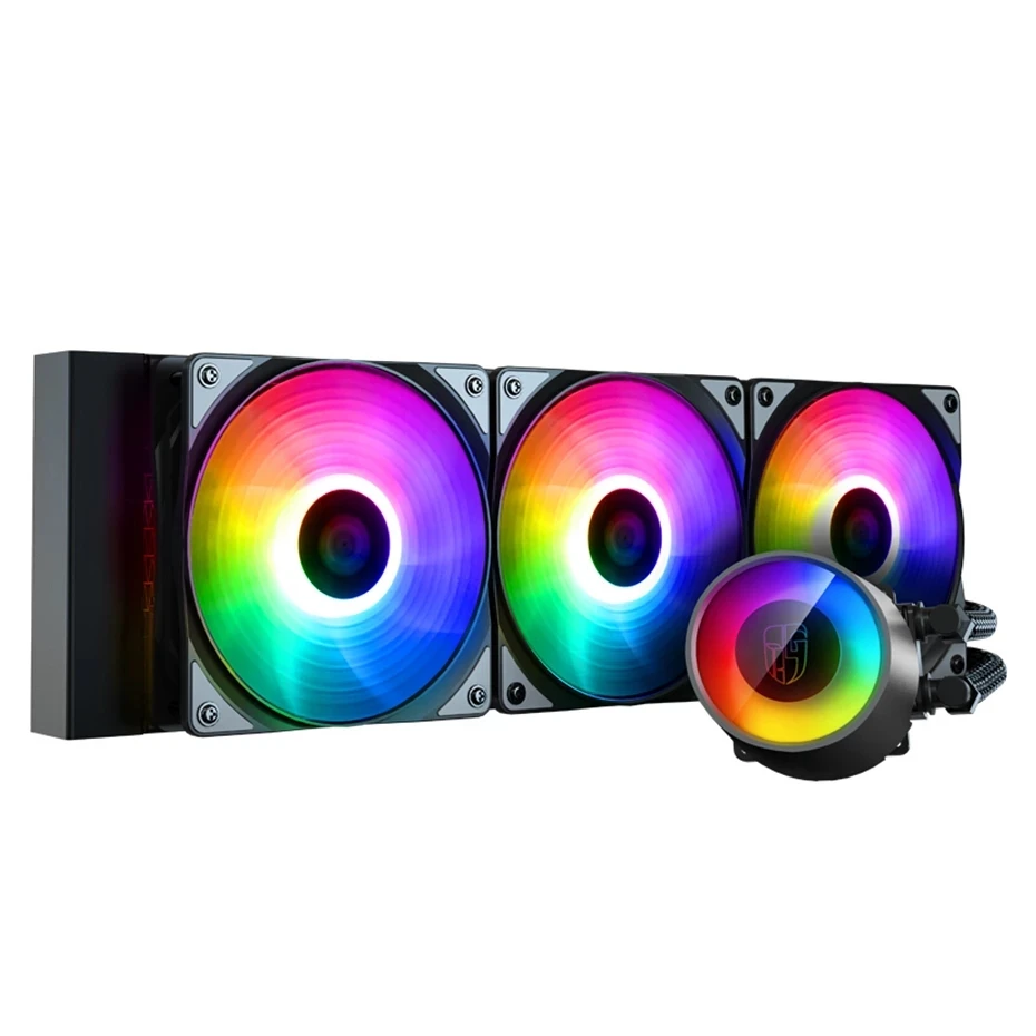 Deepcoadvocaterefroidisseur De Liquide Cpu Castle 360rgb V2, 360mm