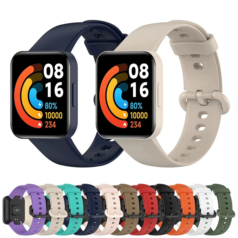 

Straps For Redmi Watch 2 3 Lite Active Band Smart Watch Bracelet Wristband Full Screen Protector For Xiaomi Mi Watch Lite Poco