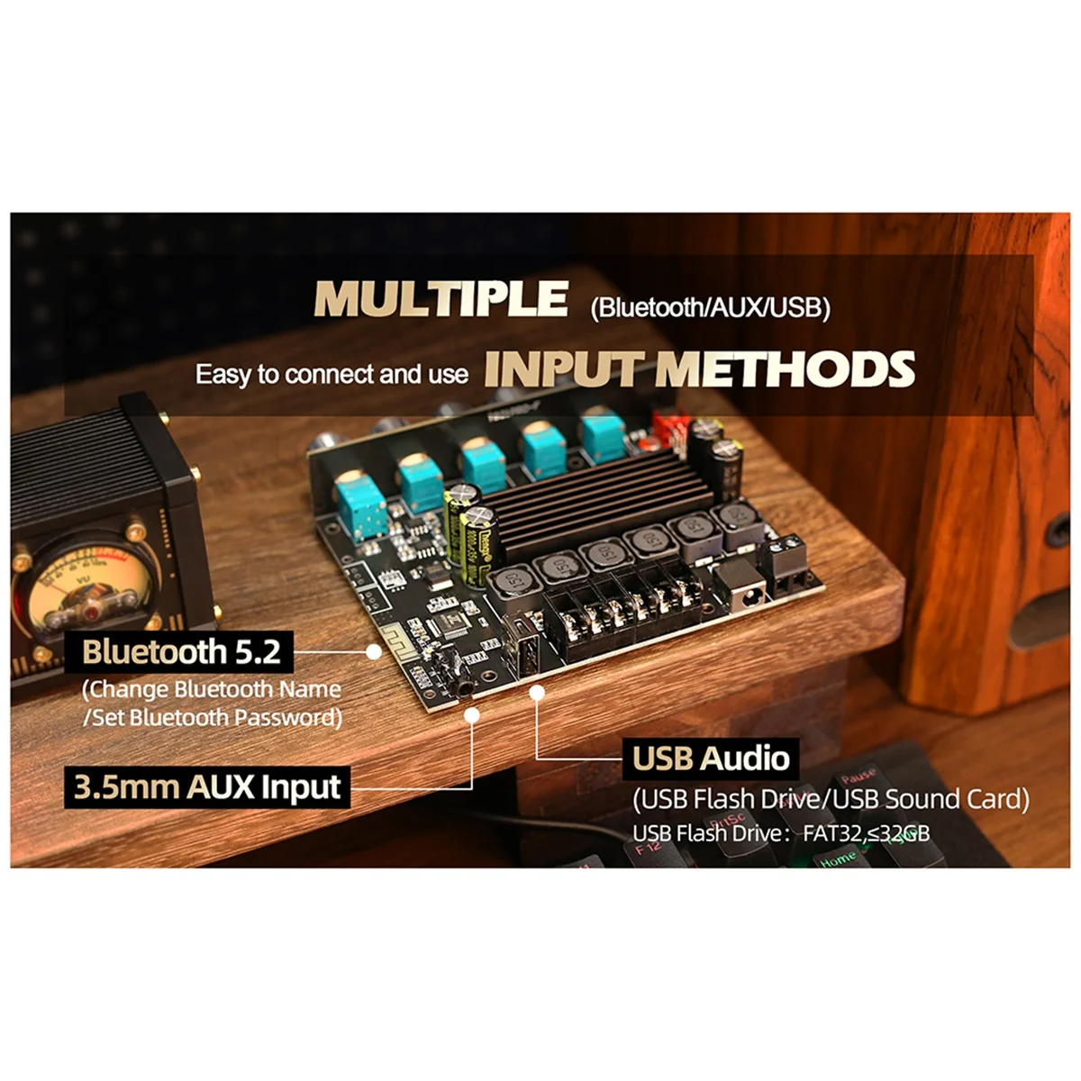 DAJUNGUO ZK-TB21 PRO 2.1 Channel 5.2 Stereo Bluetooth Amplifier