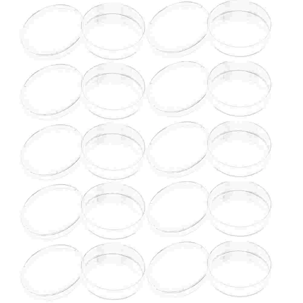 

10 Pcs Culture Plate Plant Petri Dish Supplies Dishes with Lids for Science Clear Plastic Experiment Chemistry Plates