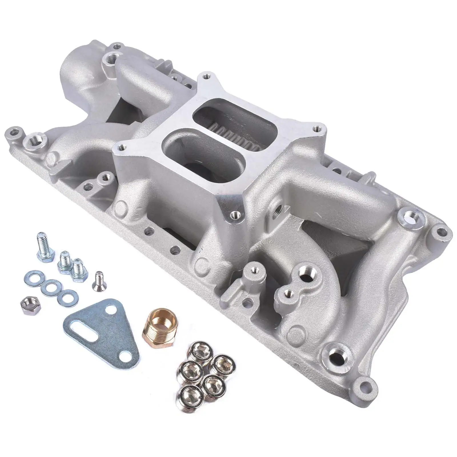 AP03 Engine Intake Manifold Dual Plane Aluminum 84026 for Ford Small