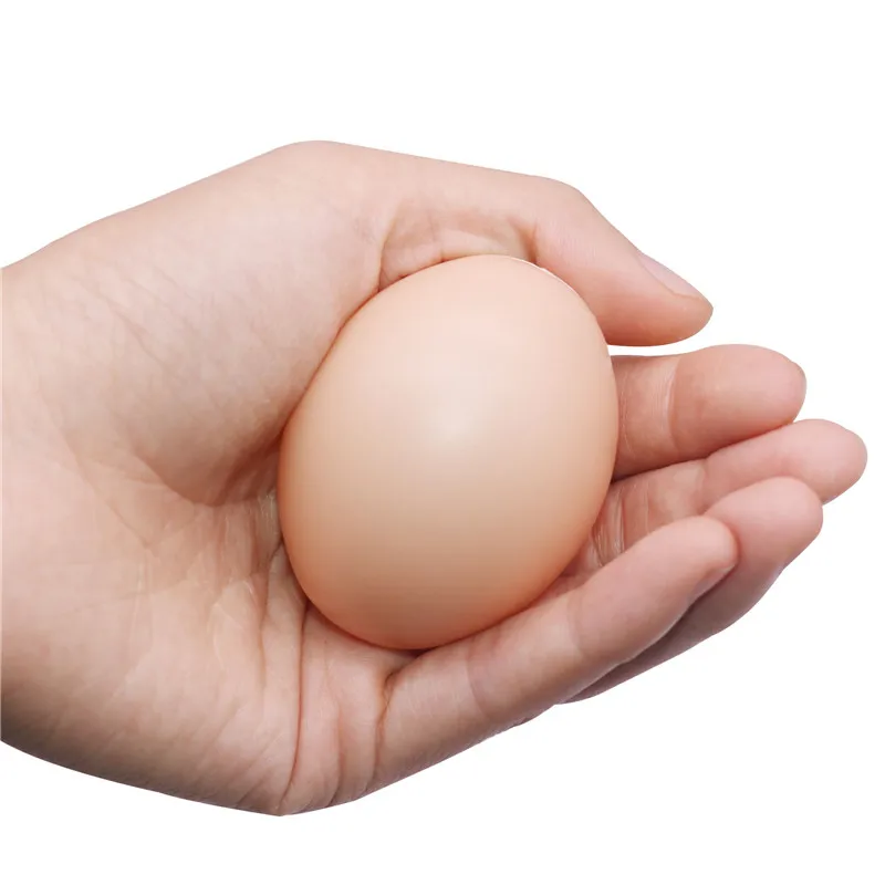 Plastic Eggs Toy Eggs 30 Pcs Poultry Series Fake Hens Hatch Nest Eggs Children's Toys Farm Animal Cages Accessories DIY Painting