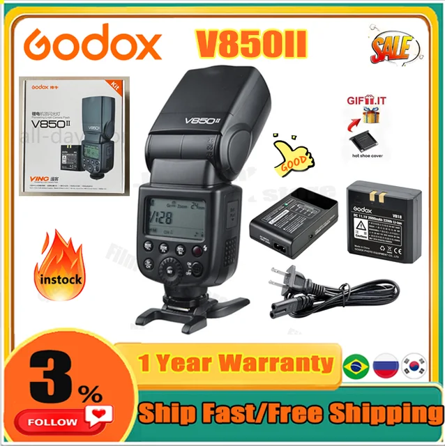 Flash Speedlite Godox V850 III - HSS