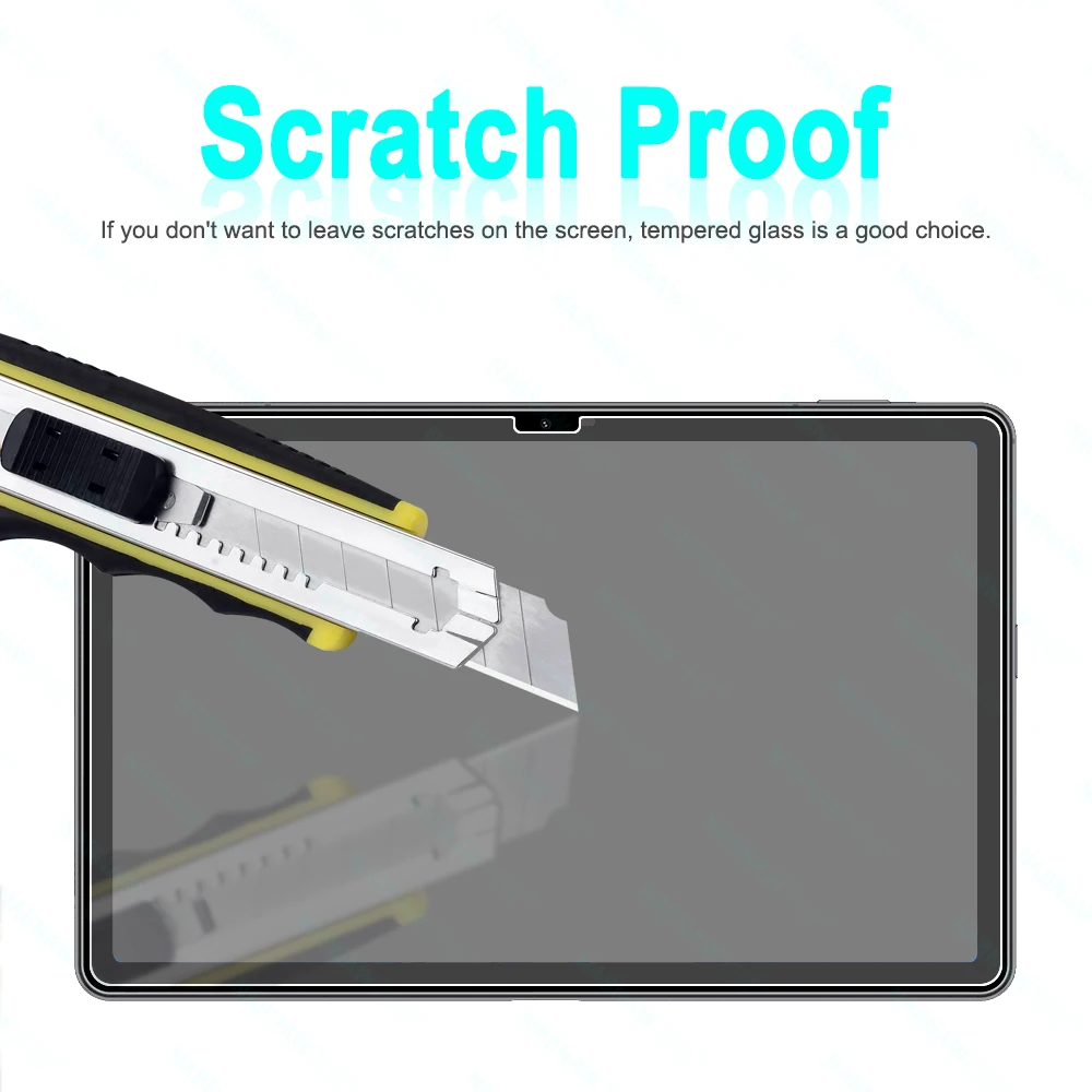 2 Pieces Scratch Proof HD Screen Protector Tempered Glass For UMIDIGI A13 A11 4G G1 G3 Tab 10.1 10.4 10.5-inch Protective Film 6