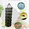 2/4/6/8 Drying Net For Herbs Fish Herb Vegetable Dryer Bag Folding Dry Rack Mesh Flowers Buds Plants Organizer Hanging Basket 2