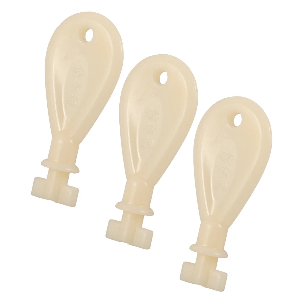 3 Pcs Paper Towel Dispenser Keys For Universal Replacement Plastic Toilet Tissue Holder Rack Dispensers Storage Boxes