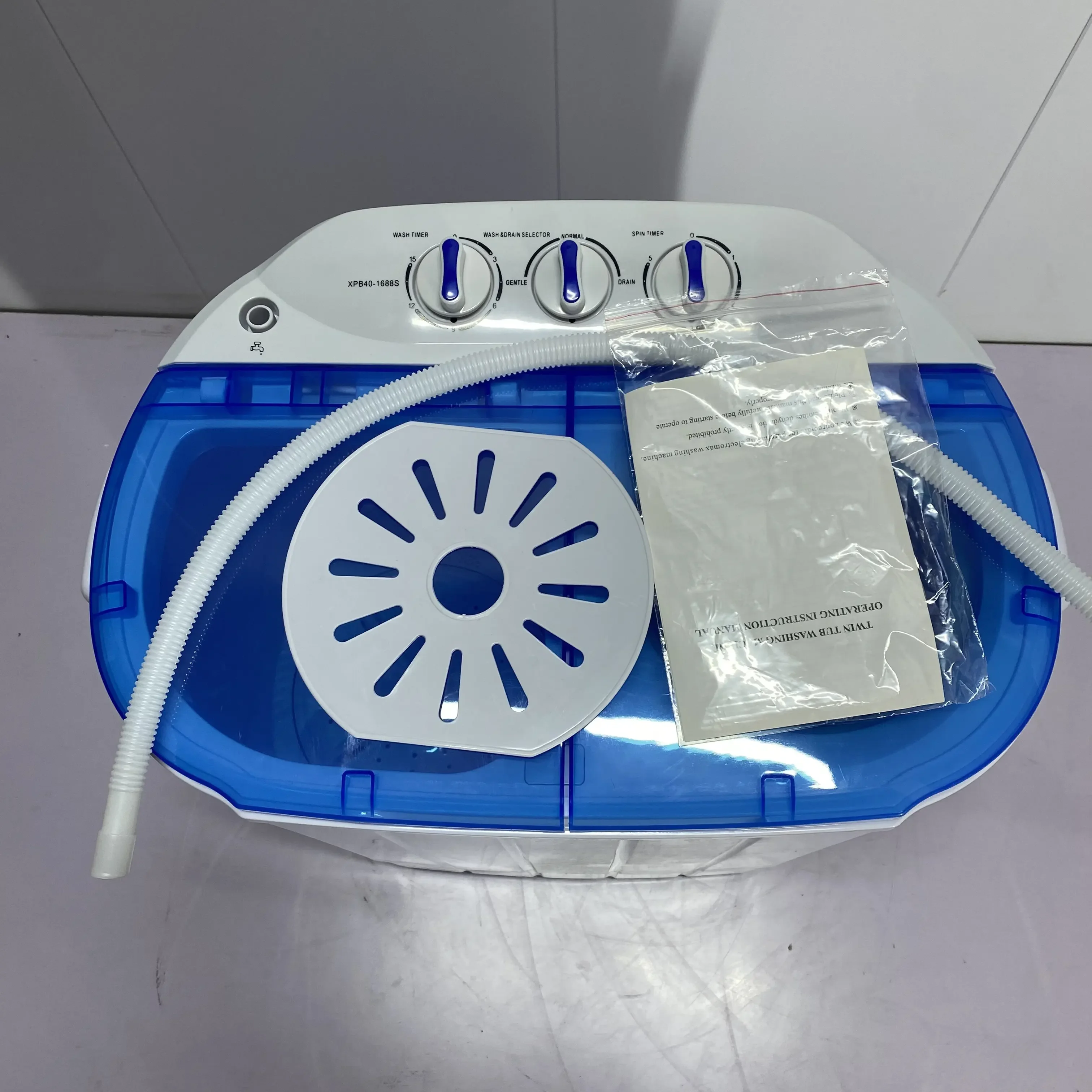 Hot Selling Home Factory Sale Small Mini 4kg Semi Automatic Wash Clothes and Shoes Washer Machine laundry  dryer 3