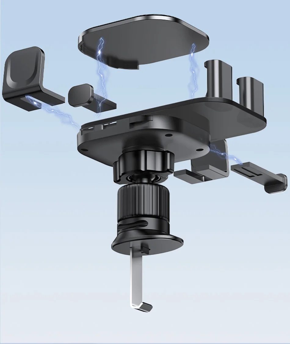 S806b0d1ef6514d5b9597cb9311a735faq Rocoren Support Téléphone Voiture iPhone 15 Gravité Auto-Verrouillage 360°