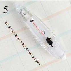Kawaii Animal-Themed Decorative Correction Tape for Journals and Art Projects (Lazy Cat)