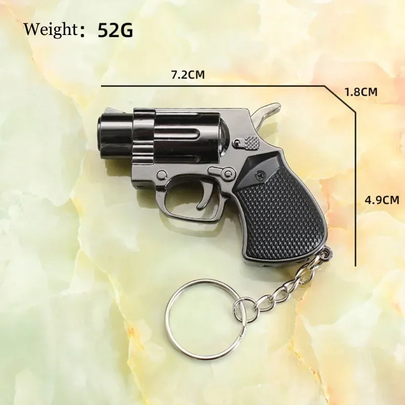 Windproof Adjustable Flame Gun Shape Jet Blue Flame Torch Lighter Refillable Butane Lighter For Cigar Gifts (Without Butane Gas) butane gas lighter cigarette lighter