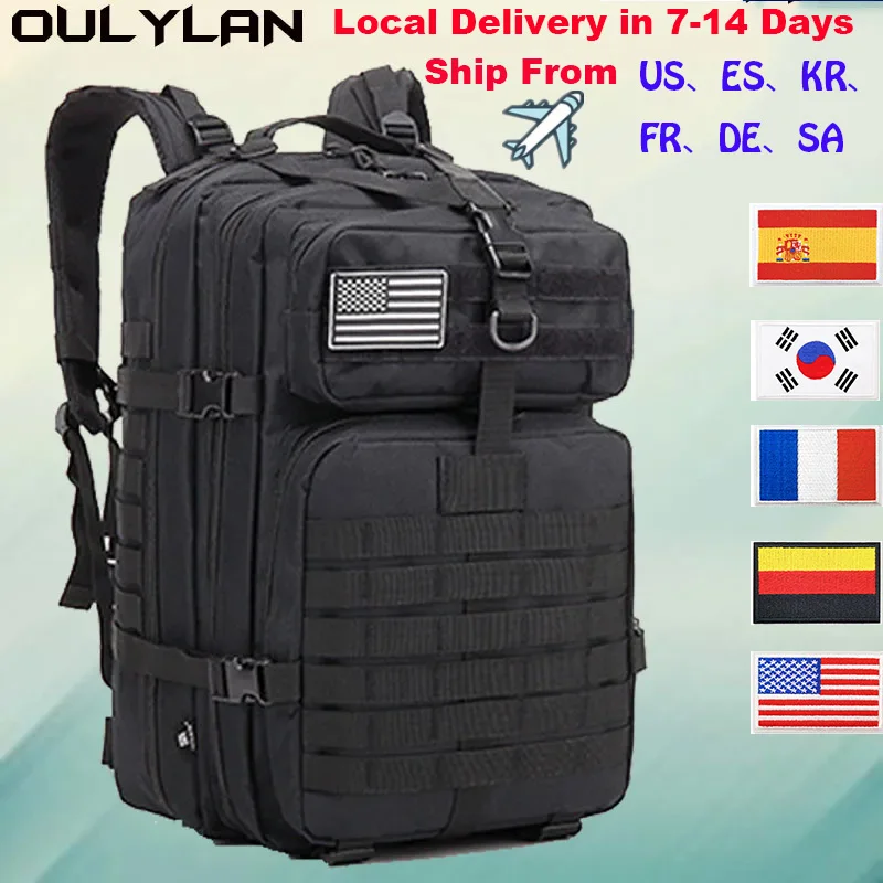 

Oulylan Assault Pack Camping Military Tactical Backpack Men 50L/30L Large Capacity Hunting Trekking Rucksacks Hiking Backpacks