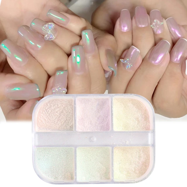 Polar Iridescent Nail Art Powder