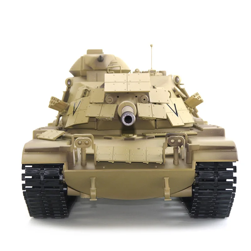 23.6" inch Remote Control Heavy Tank USA M60A1 RC Battle War Military Vehicle Smoke  Device Shooting Sound Effect Collection 3