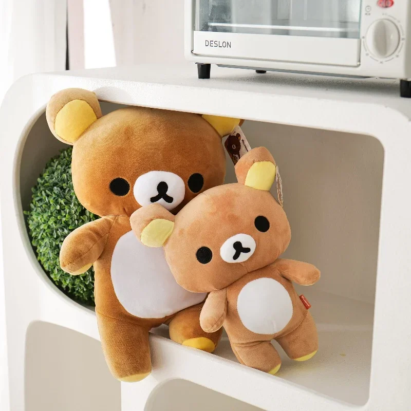 Rilakkuma Plush Toy Teddy Bear Peluche Lovely Anime Rilakkuma Stuffed Doll Kawaii Room Decor Anime Bear Toy Gifts Xmas Present