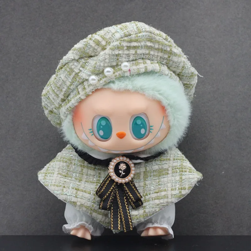 Labubu Sit and Party Series Doll Outfit - Classic Dress Set for Kids (No Doll Included)