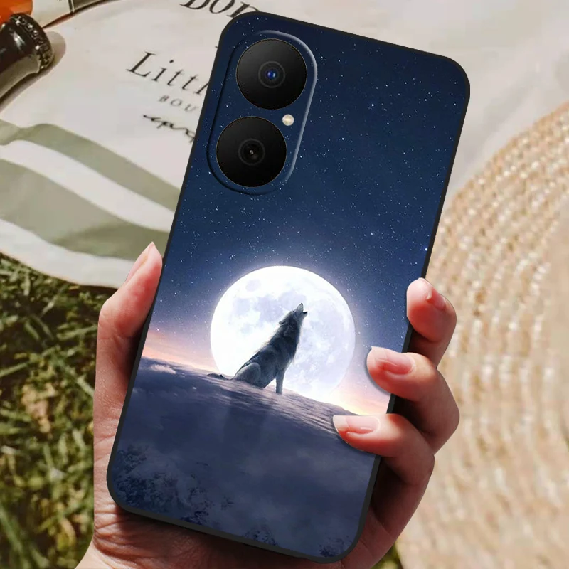 Shockproof Flower Astronaut Soft Silicone Phone Case Bumper Cover